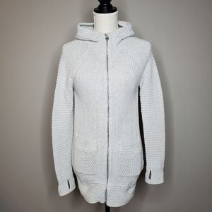 Lululemon Ivivva Knit Zip Hooded Cardigan Sweater